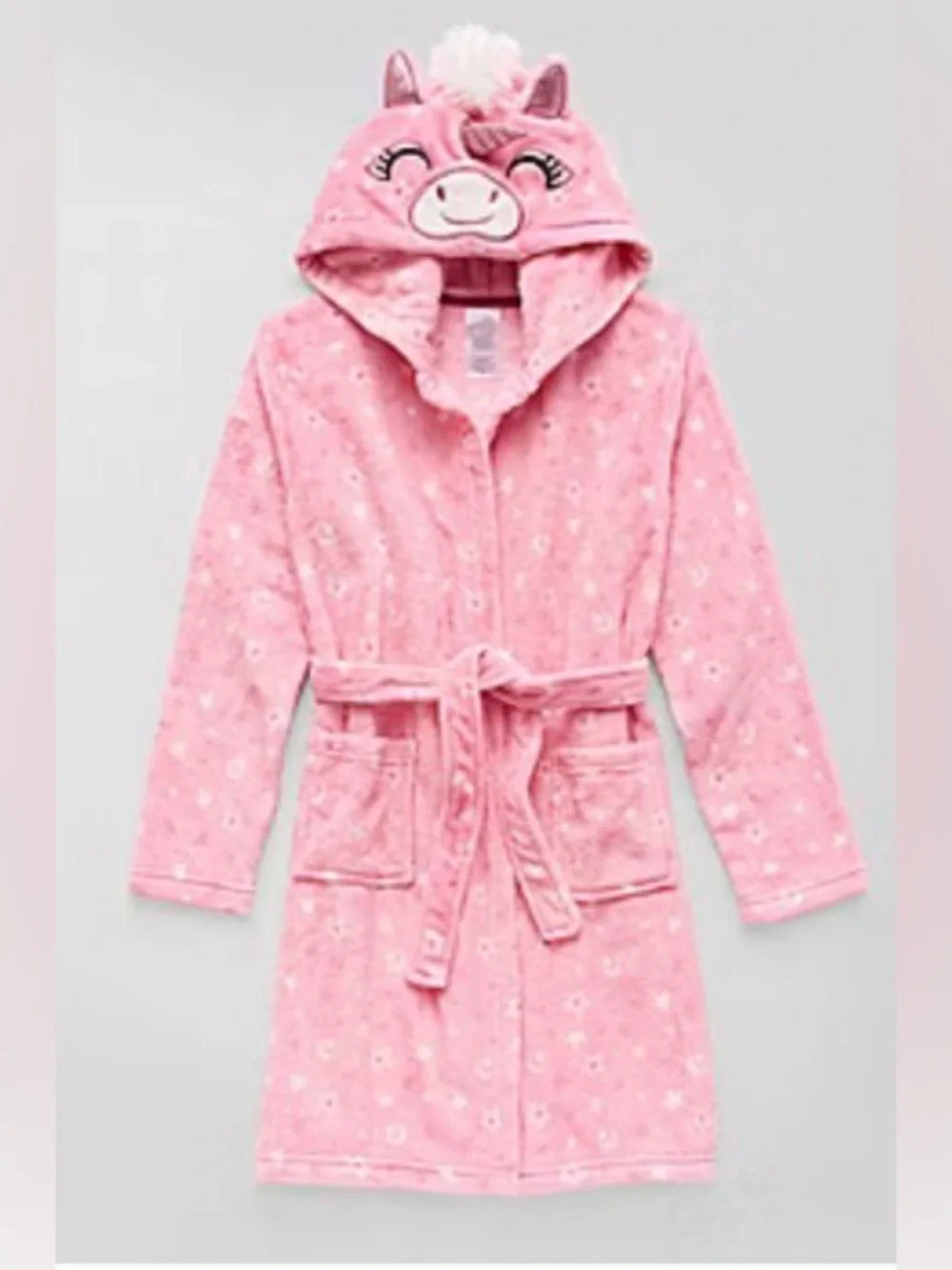 Girls Pink Barbie Pajama & Robe Bundle